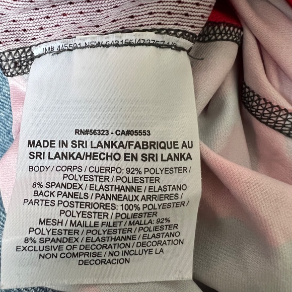 Nike Pro Combat Shirt Dri Fit Youth Sz Medium Hypercool Red Black Gray Fitted - Picture 8 of 8